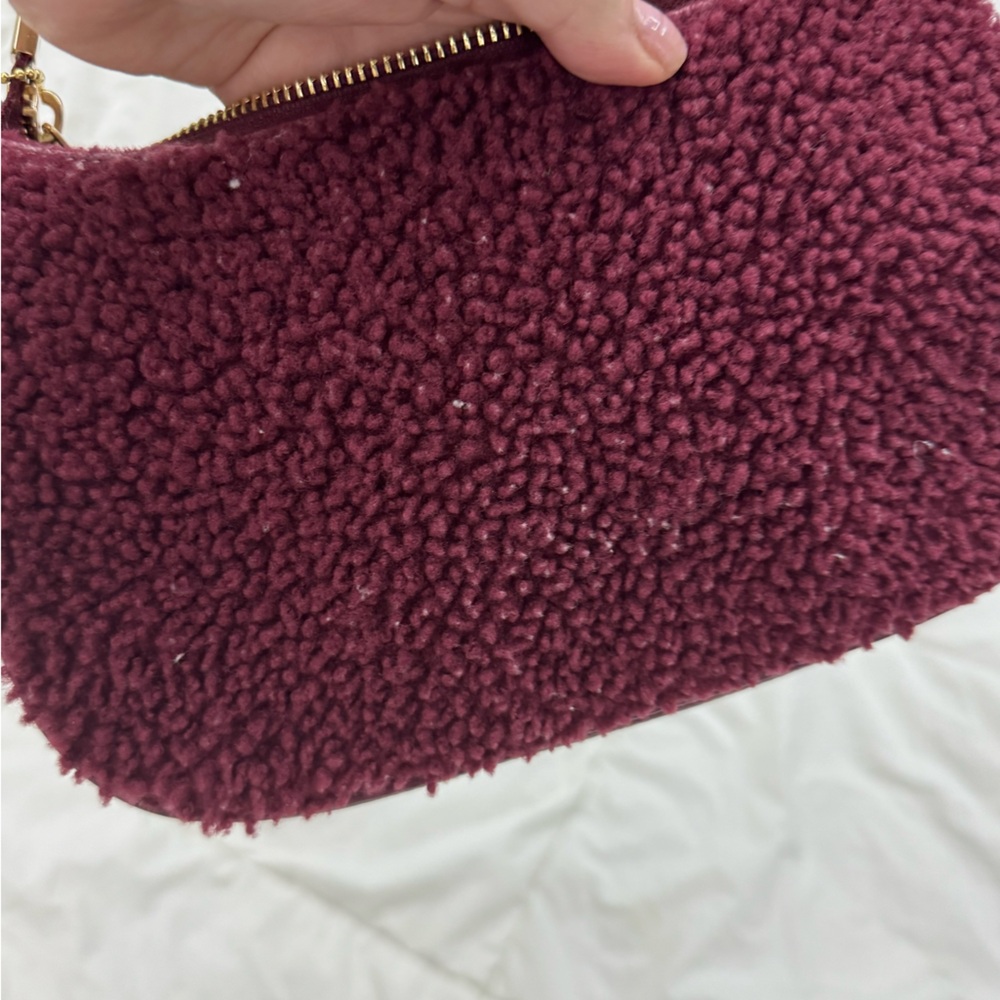 Coach Teri Shearling Crossbody Bag with Coach Motif - Picture 3 of 6